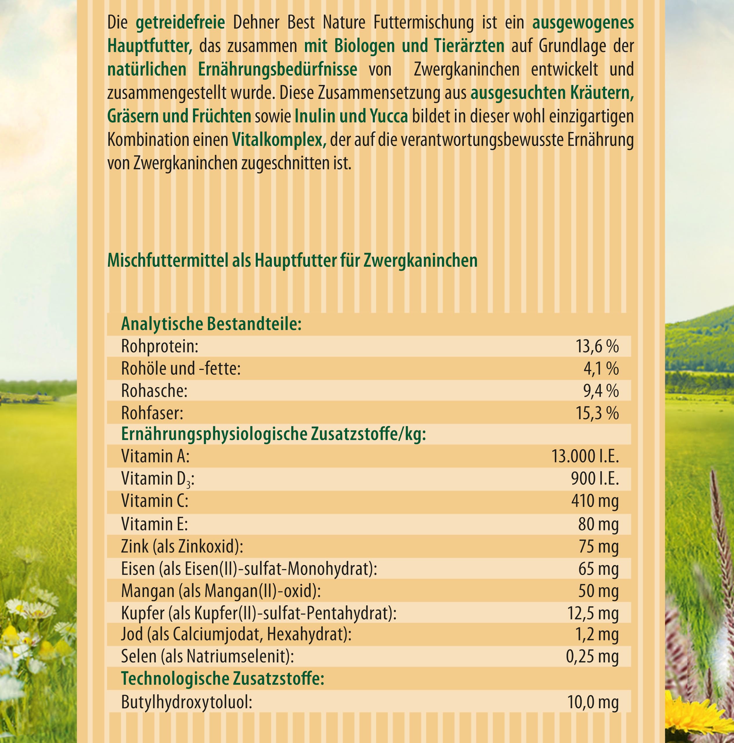 dehner-best-nature-zwergkaninchenfutter-adult-2-kg-getreidefrei image 3