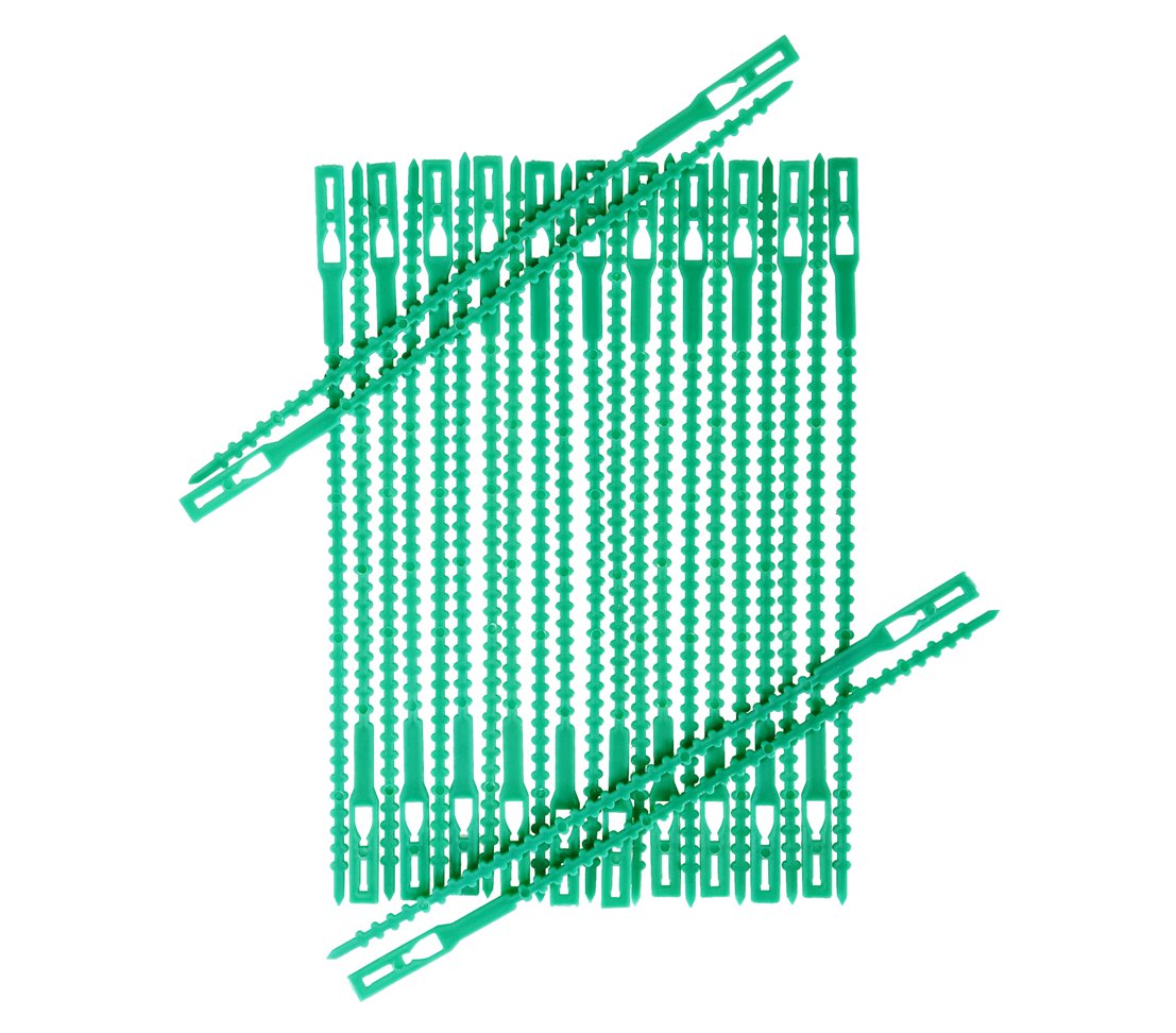 dehner-pflanzenbinder-25-st-ck-pflanzenbinder-gr-n-22-5-cm image 4