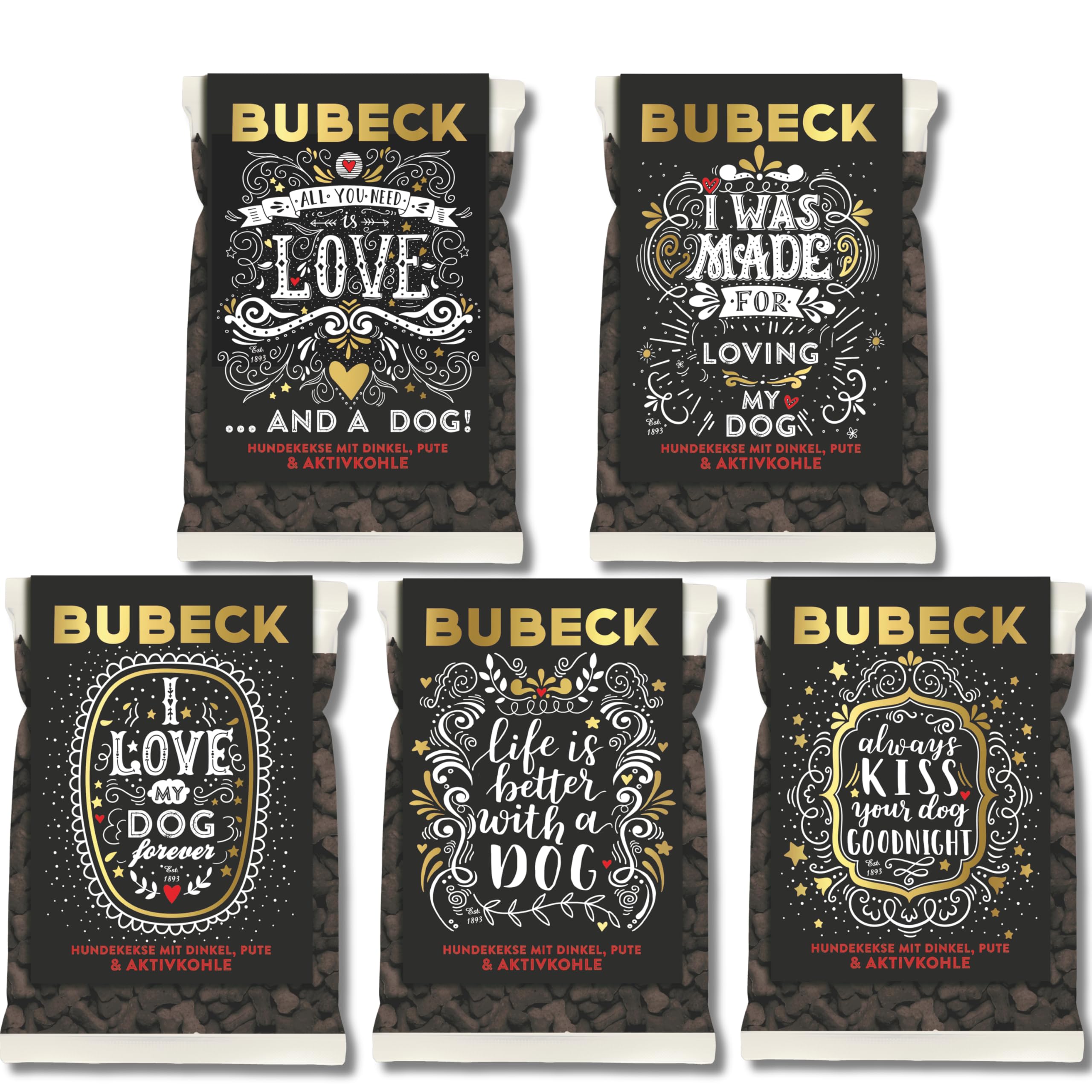 bubeck-aktivkohle-hundekekse-pute-5er-pack-1050g-weizenfrei image 1