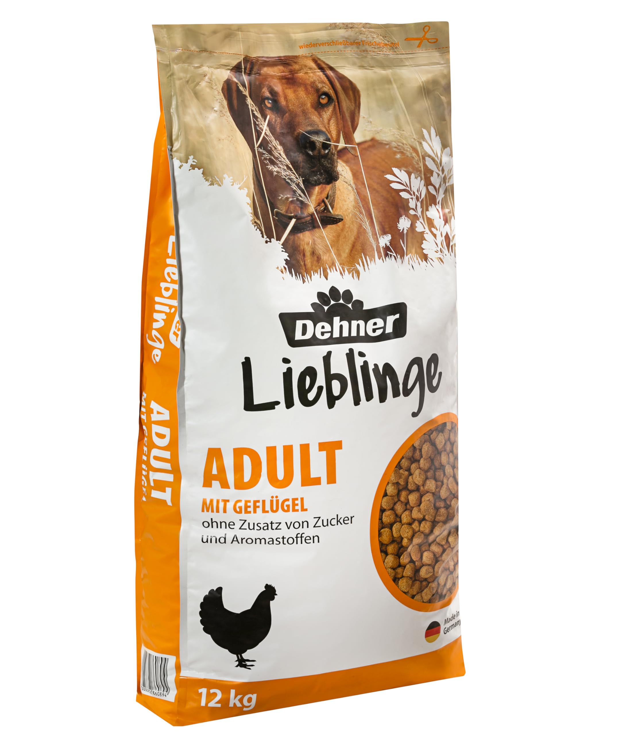 dehner-knusper-mix-adult-trockenfutter-gefl-gel-12-kg image 1