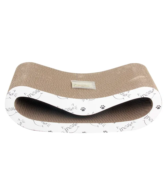 dehner-lieblinge-scratch-wave-kratzpappe-49-cm-wei image 1