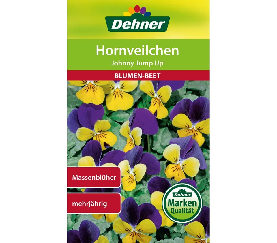 dehner-hornveilchen-johnny-jump-up-blumensamen-5x2g-mehrj-hrig image 1