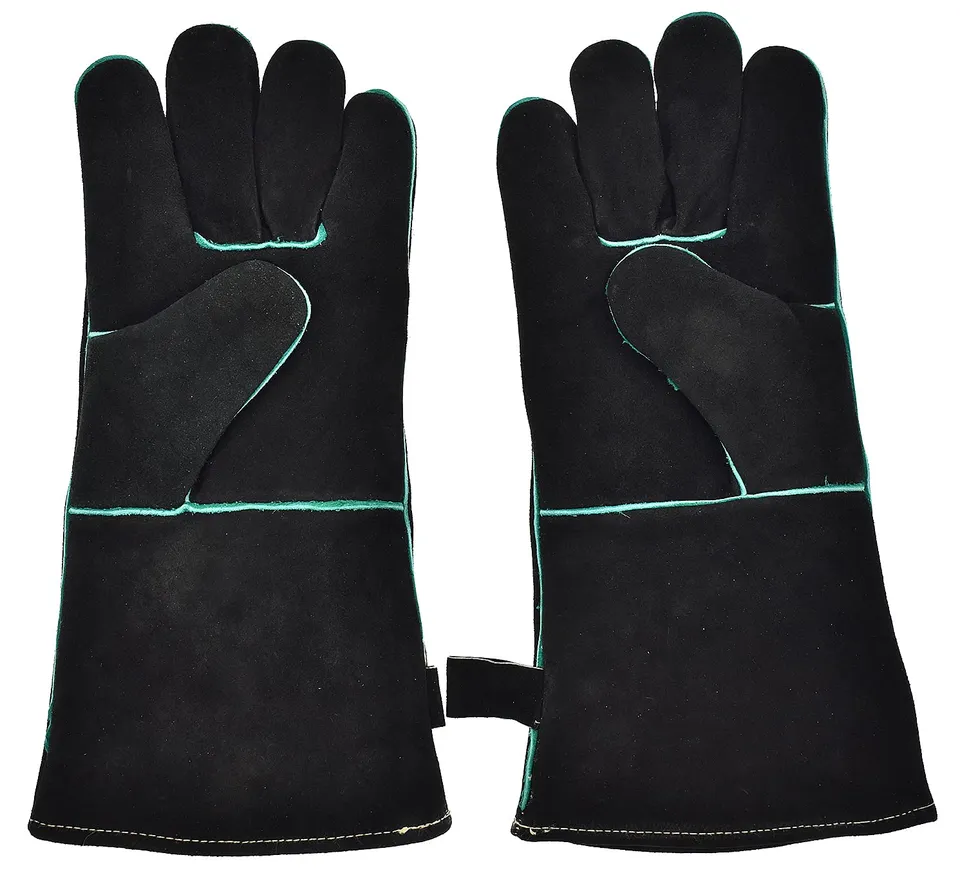 dehner-grillhandschuhe-grill-leder-schwarz-36-8-cm-universalgr-e image 1