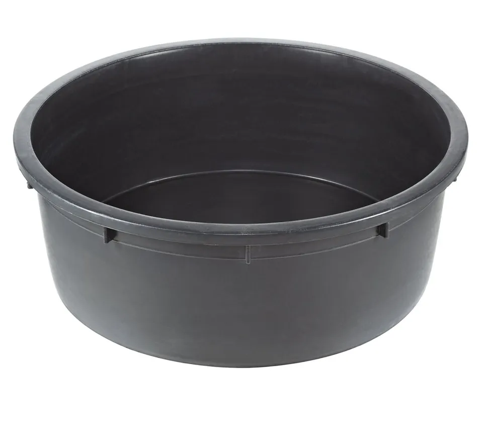 dehner-mini-gartenteich-becken-150-l-polyethylen-schwarz image 1