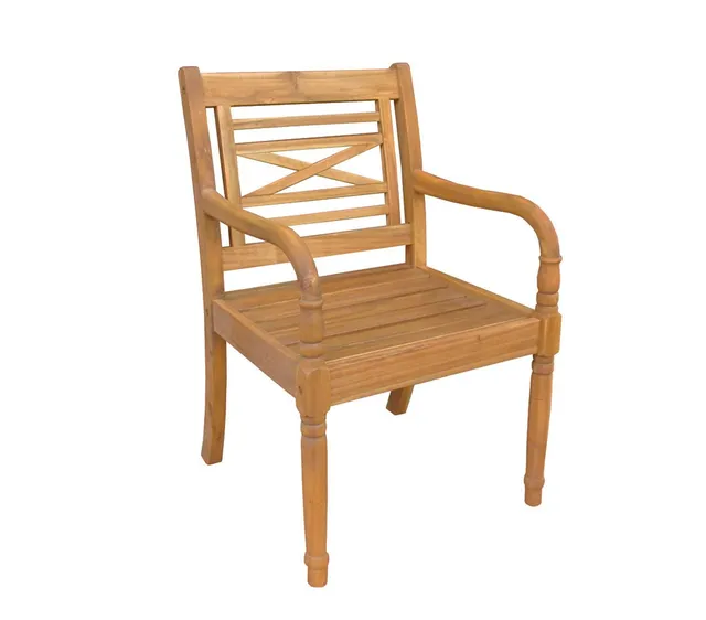 dehner-samoa-gartensessel-akazie-natur-kolonial-90-cm image 1