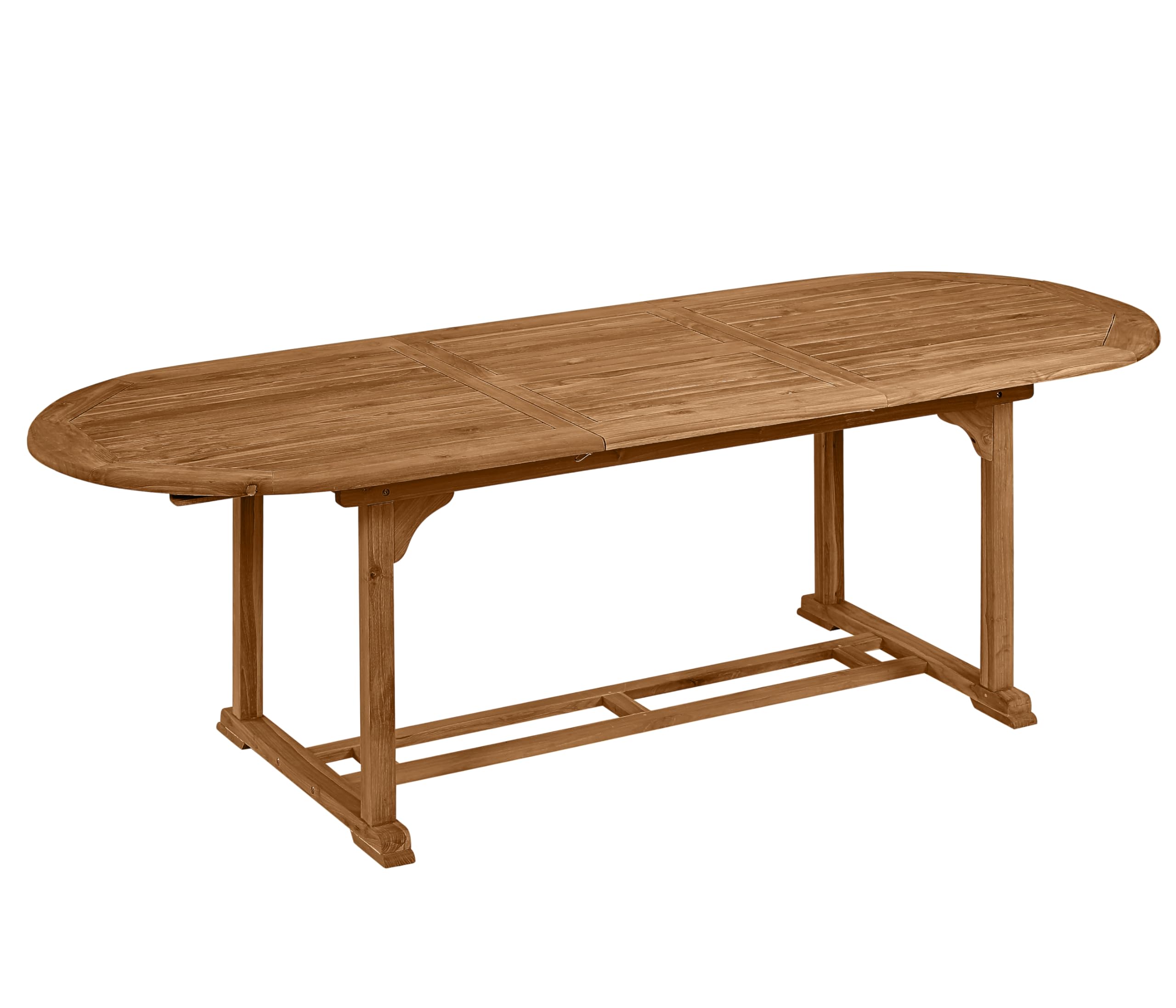 dehner-havanna-gartentisch-teak-hellbraun-180-240-cm image 3