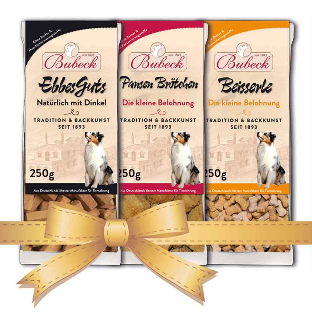 bubeck-hundekuchen-hundekekse-rind-gefl-gel-schwein-3x250g-hart image 1