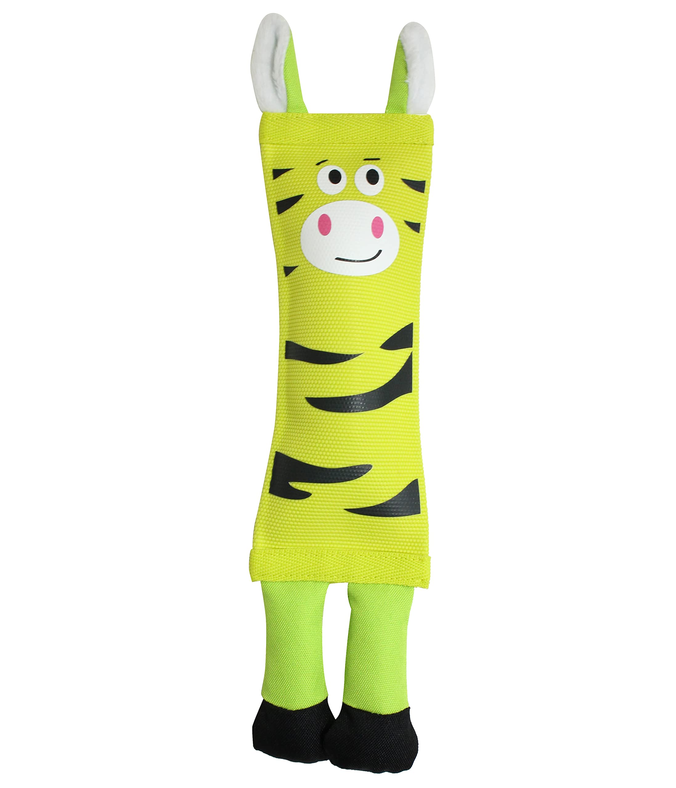 dehner-lieblinge-hundespielzeug-zebra-firehose-lemon image 1