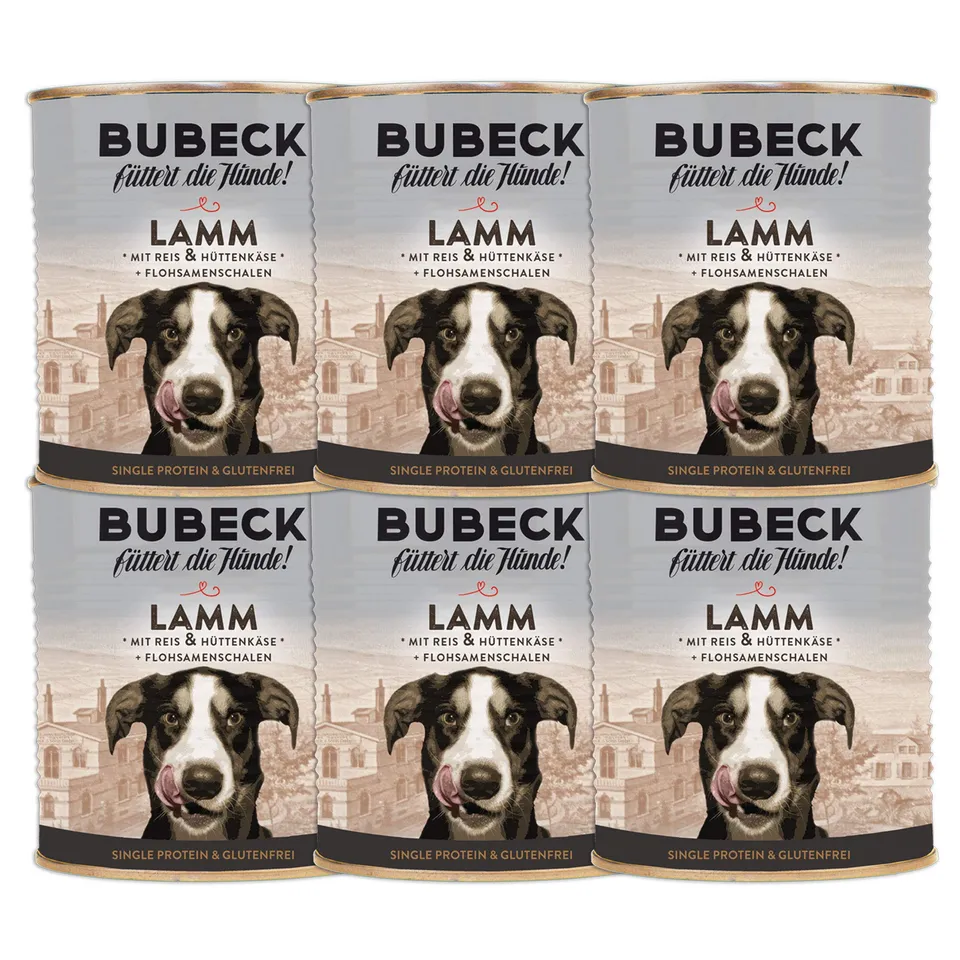 bubeck-nassfutter-lamm-800g-hundefutter-mit-reis-getreidefrei image 1