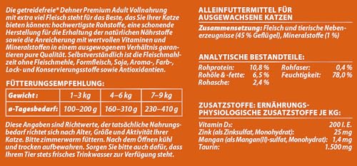 dehner-premium-adult-katzenfutter-gefl-gel-6x400g-getreidefrei image 8