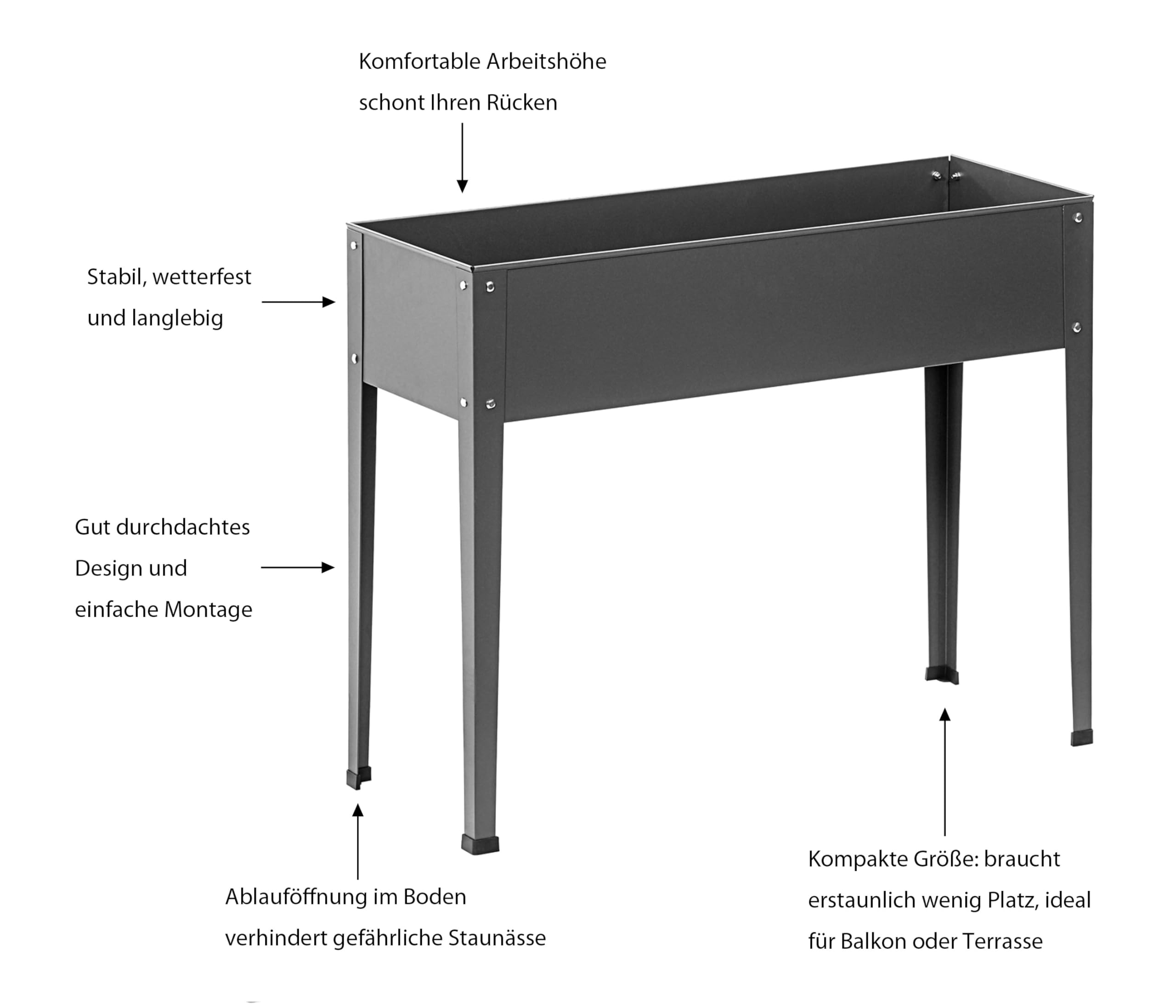 dehner-m-nster-2-hochbeet-stahl-grau-100-x-30-x-80-cm image 3