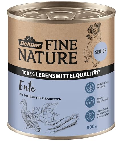 dehner-fine-nature-senior-hundefutter-ente-6x800-g image 8