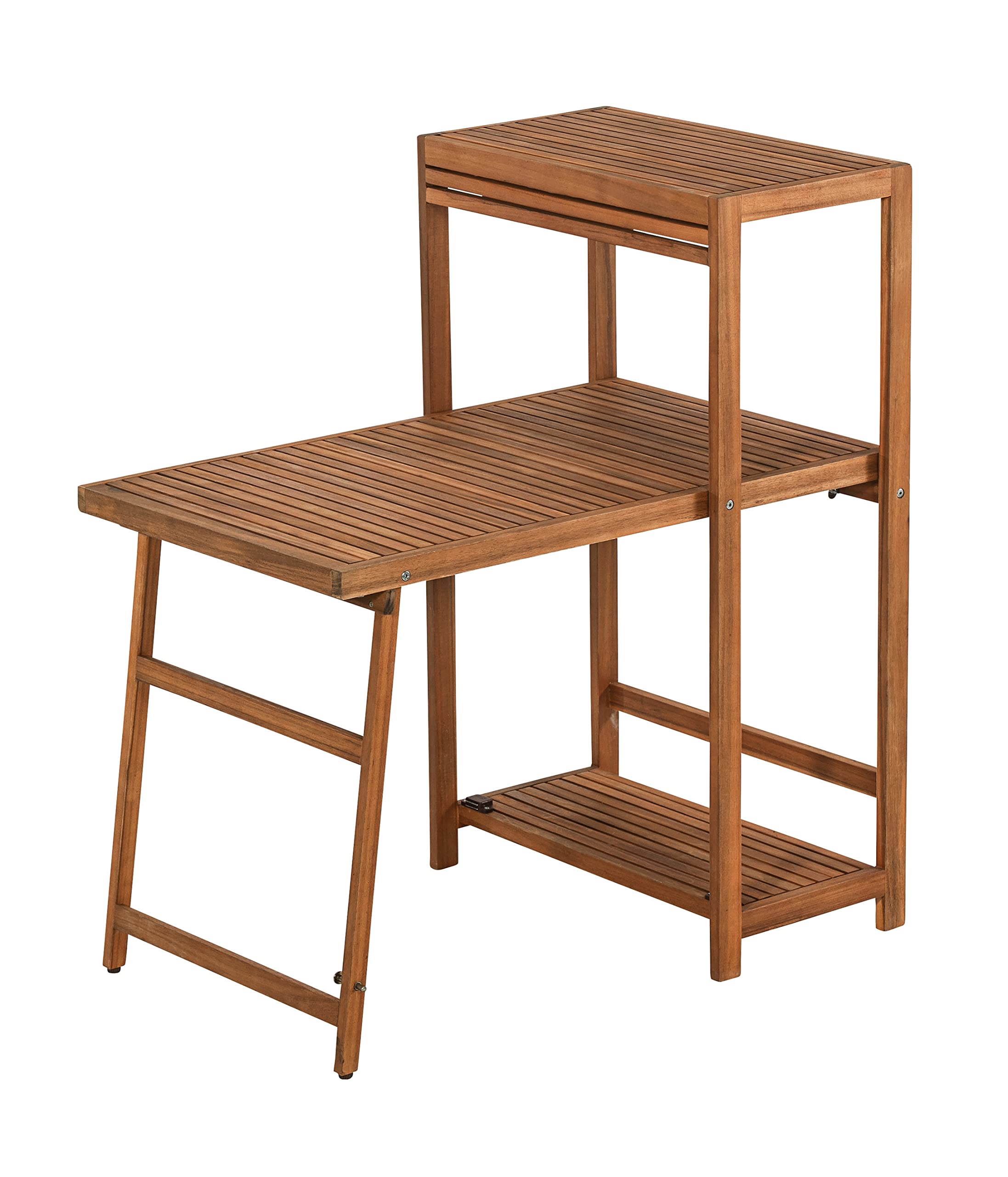 dehner-neapel-balkonset-klapptisch-st-hle-akazie-braun image 2
