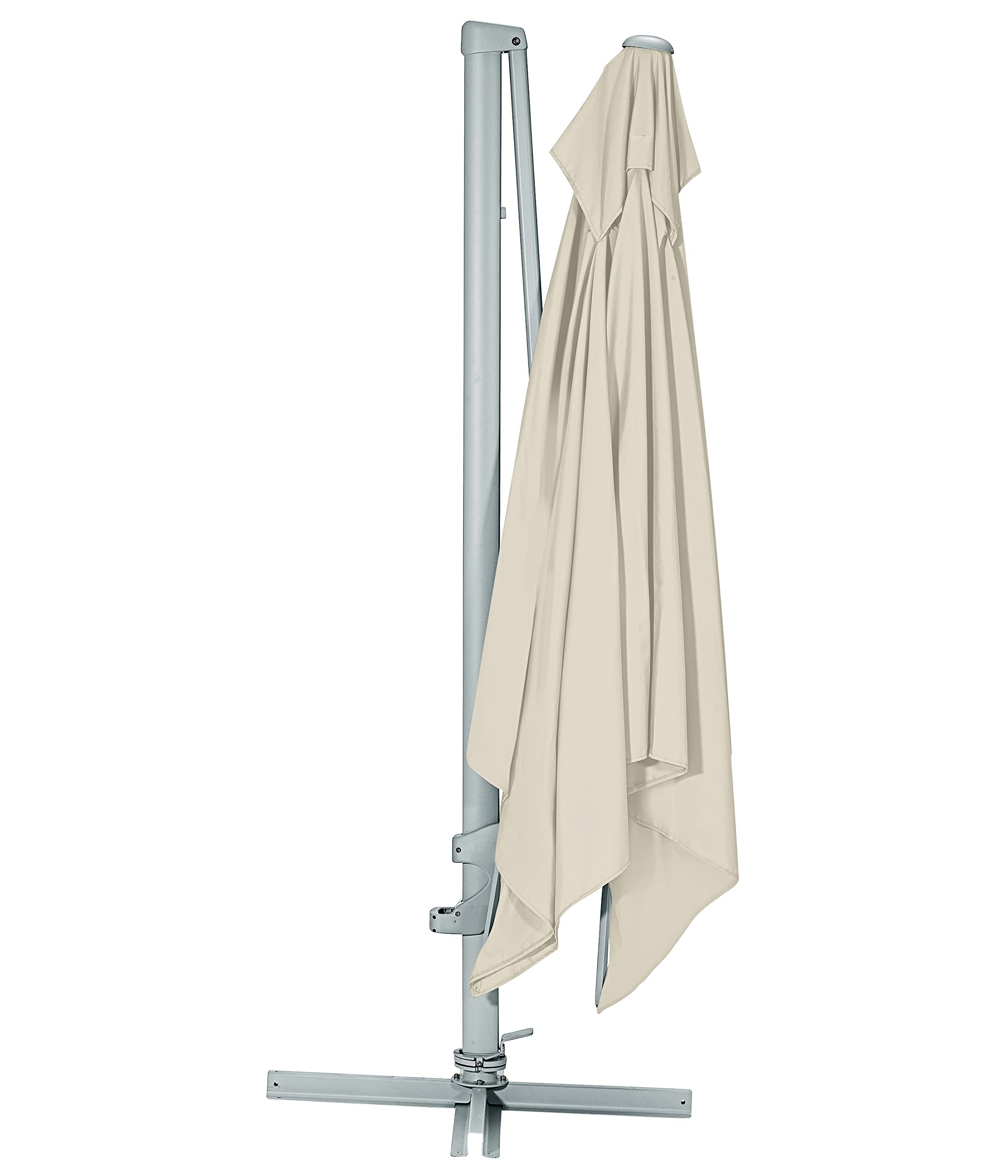 dehner-zypern-ampelschirm-eckig-creme-300-cm-uv80 image 2