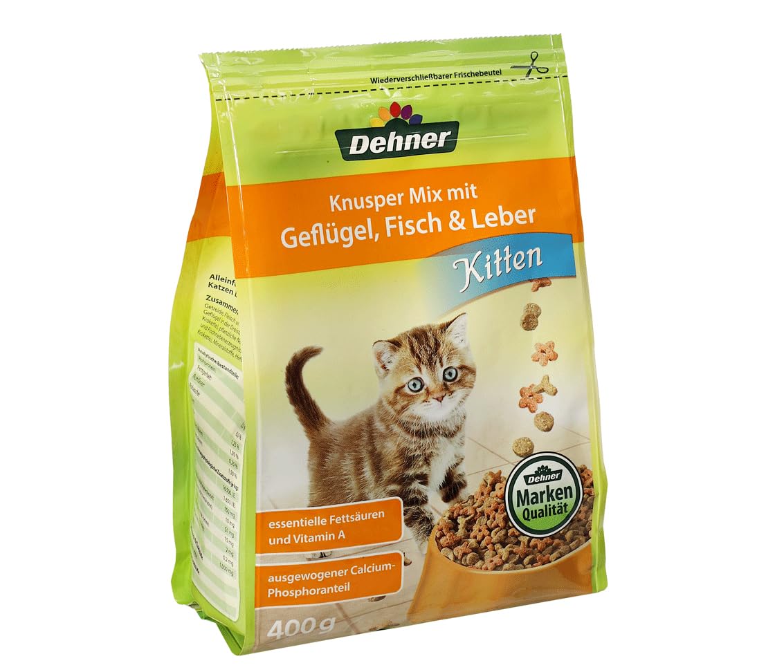 dehner-knusper-mix-kitten-katzenfutter-6x400-g-gefl-gel image 2