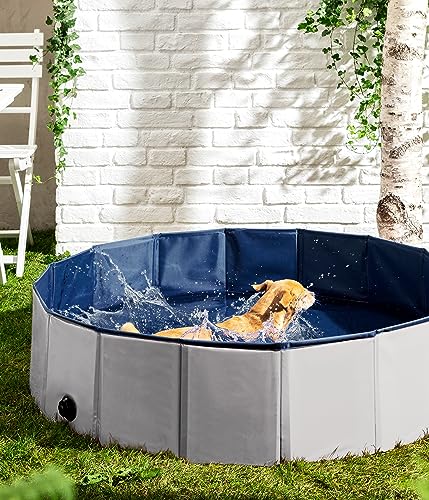 dehner-lieblinge-water-fun-hundepool-120-cm-grau-blau image 8