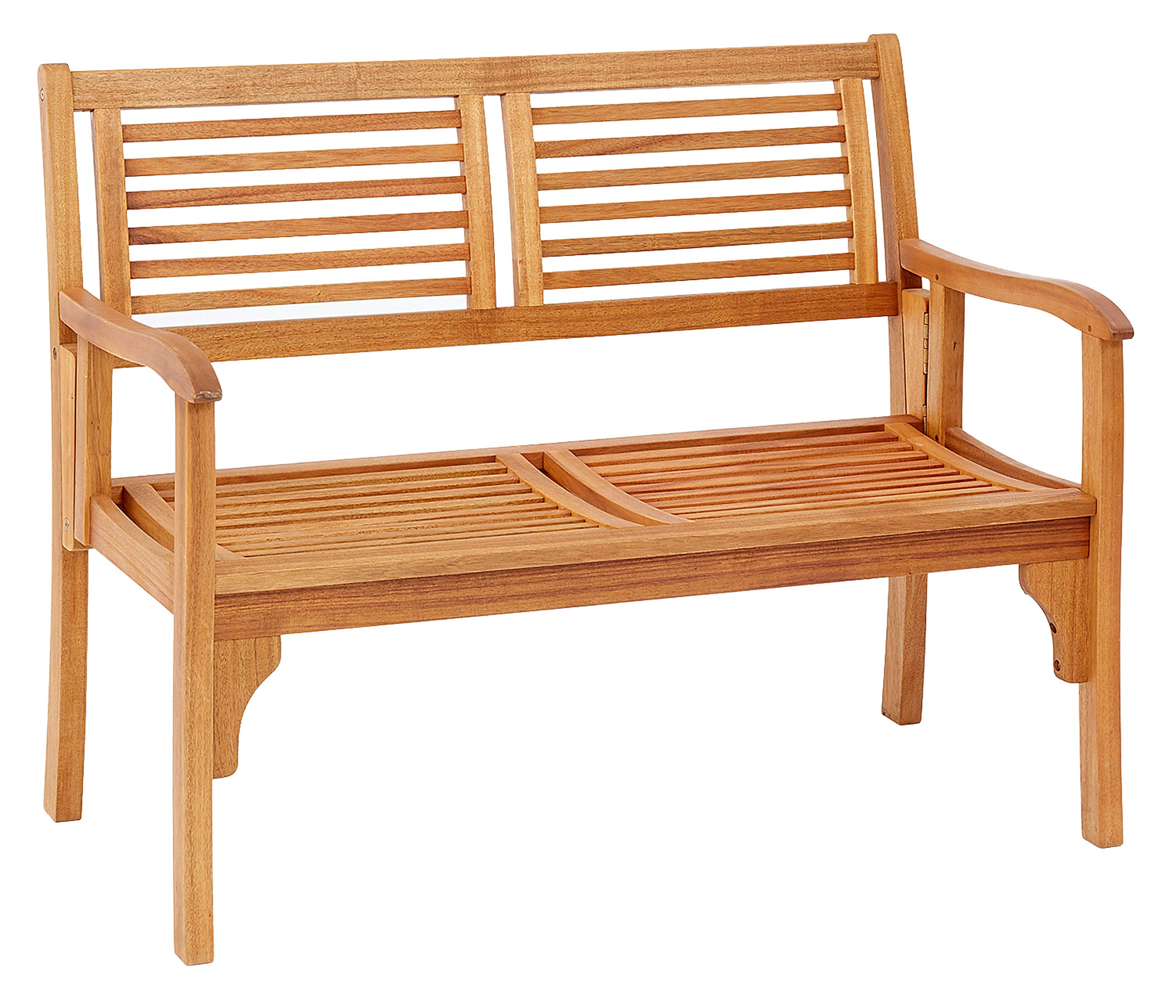 dehner-douglas-klappbank-akazie-2-sitzer-119-cm-natur image 1