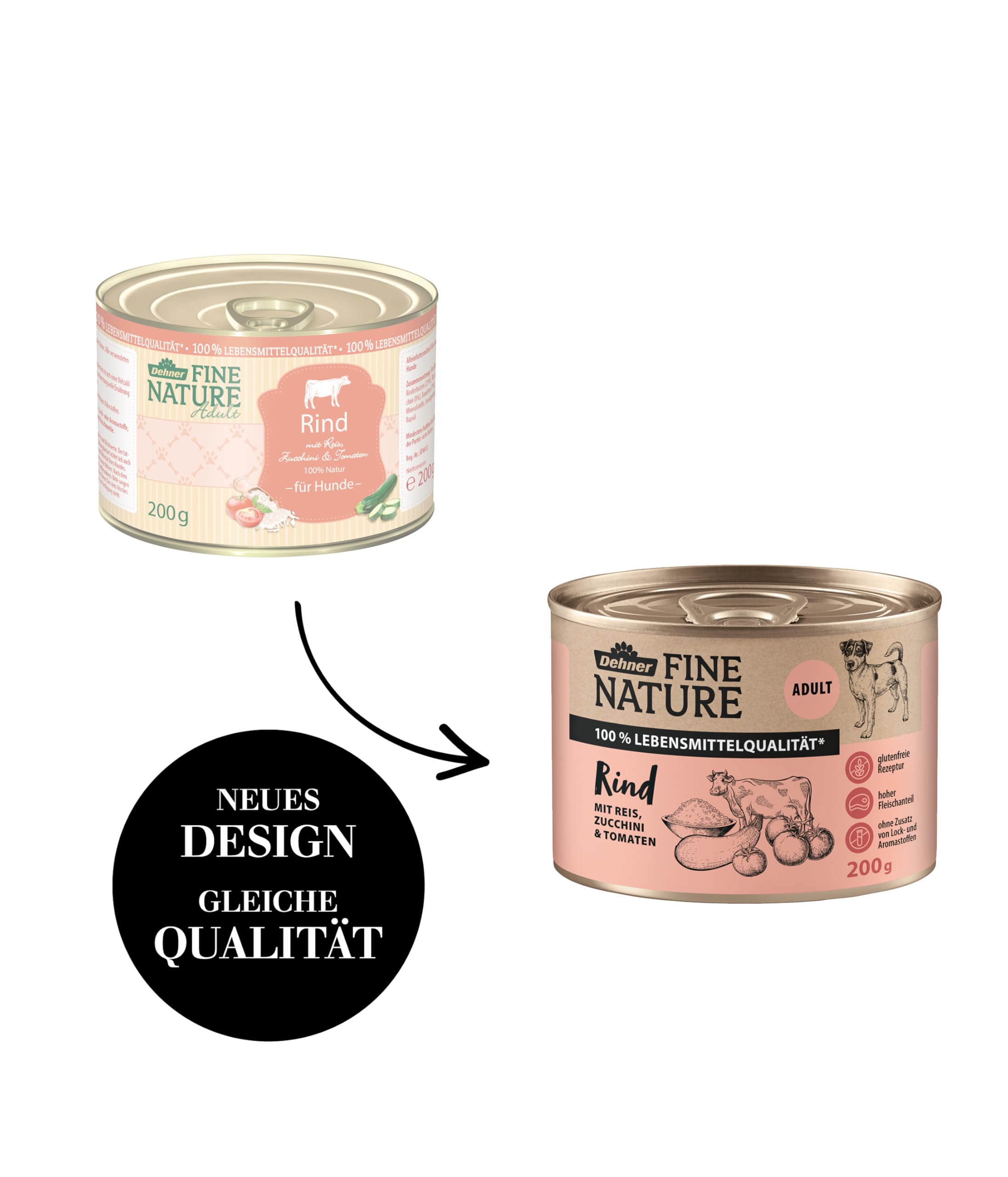 dehner-fine-nature-hundefutter-rind-nassfutter-6x200g image 4