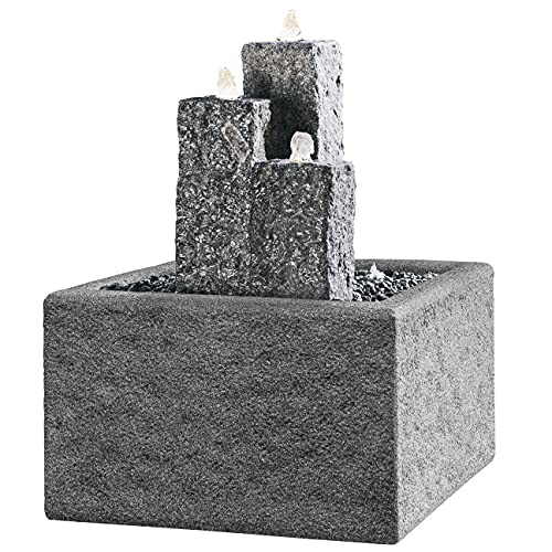 dehner-gartenbrunnen-umrandung-brunnen-60x35x60-cm-grau image 6
