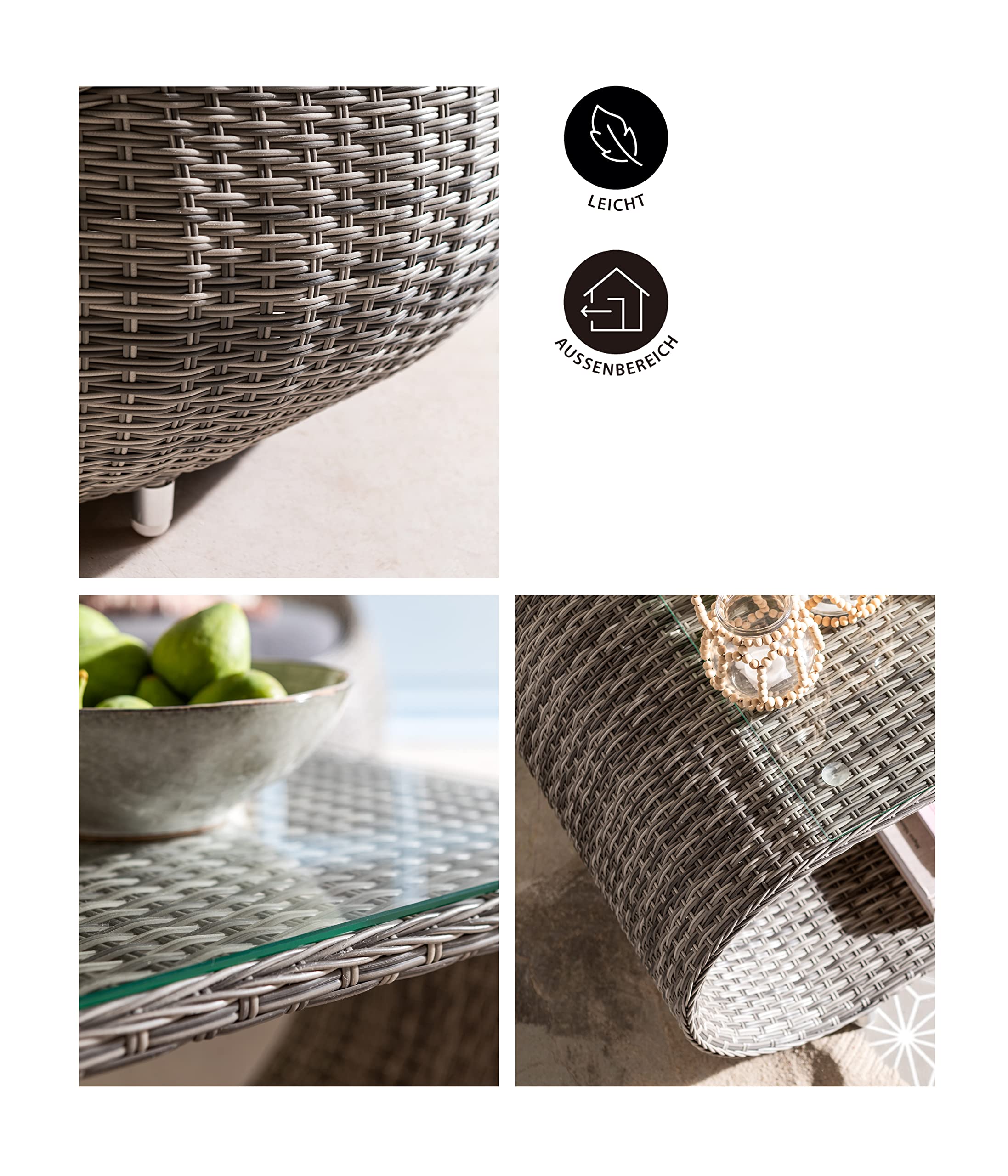 dehner-avani-geflecht-lounge-4-teilig-grau-mit-polster image 2