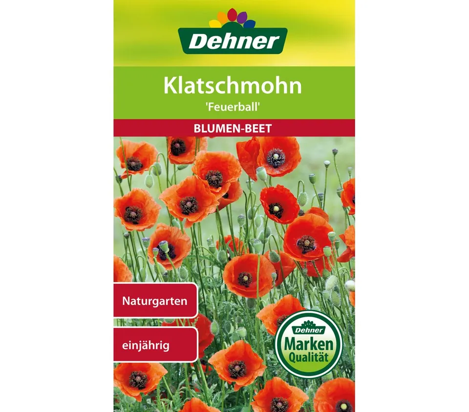 dehner-klatschmohn-feuerball-blumensamen-5er-pack-einj-hrig image 1