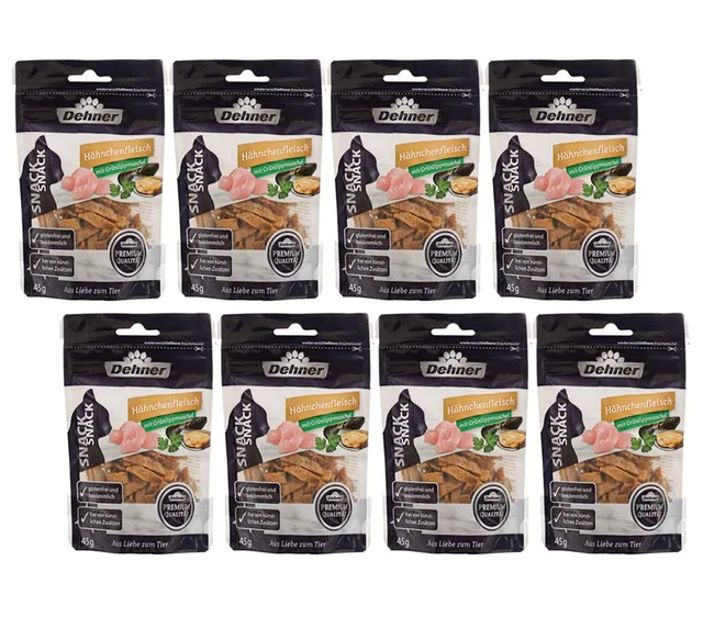 dehner-premium-katzensnack-h-hnchen-8x45-g image 1