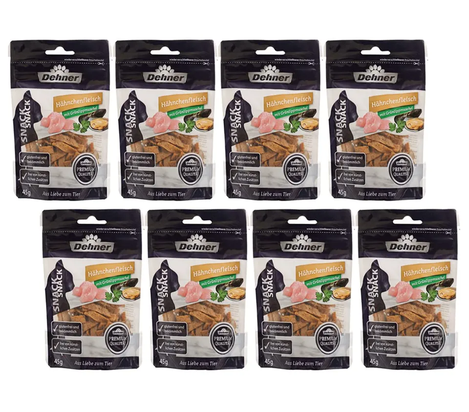 dehner-premium-katzensnack-h-hnchen-8x45-g image 1