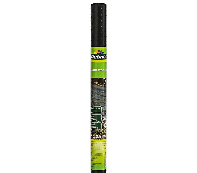 dehner-unkrautstop-folie-unkrautvlies-5x0-9m-dunkelgrau image 1