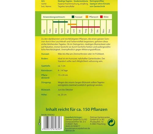 dehner-blumensamen-tagetes-espana-5er-pack-einj-hrig image 4