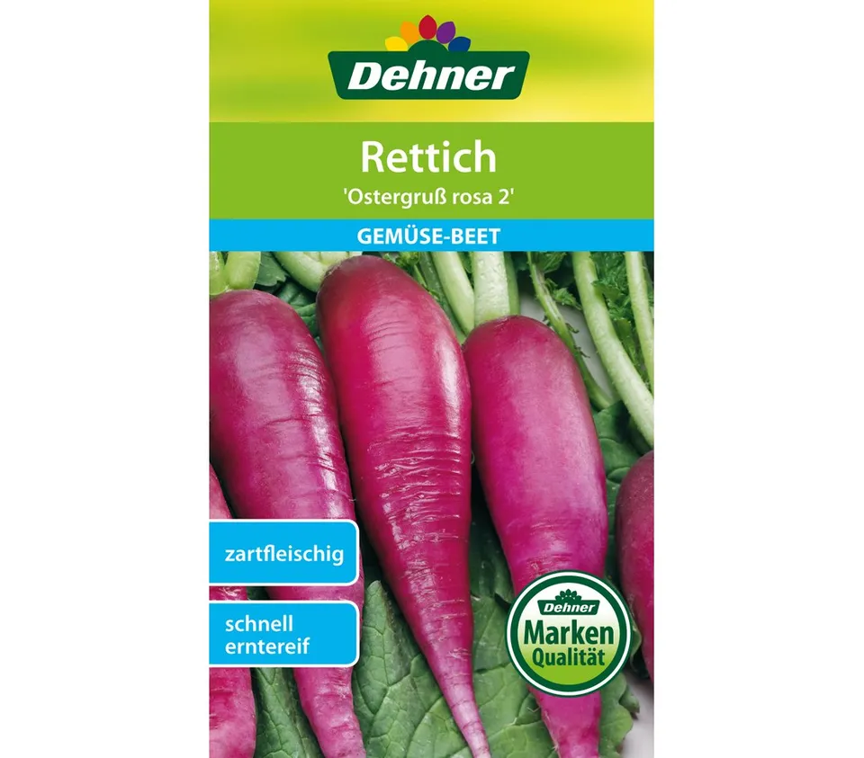 dehner-ostergru-rosa-2-rettich-samen-5er-pack-zartfleischig image 1