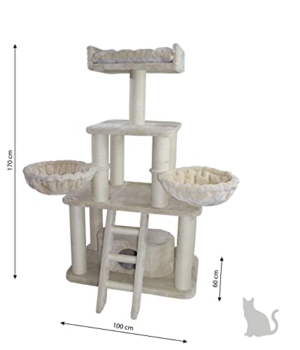 dehner-lieblinge-kratzbaum-mila-creme-170-cm-sisal-h-hle image 7