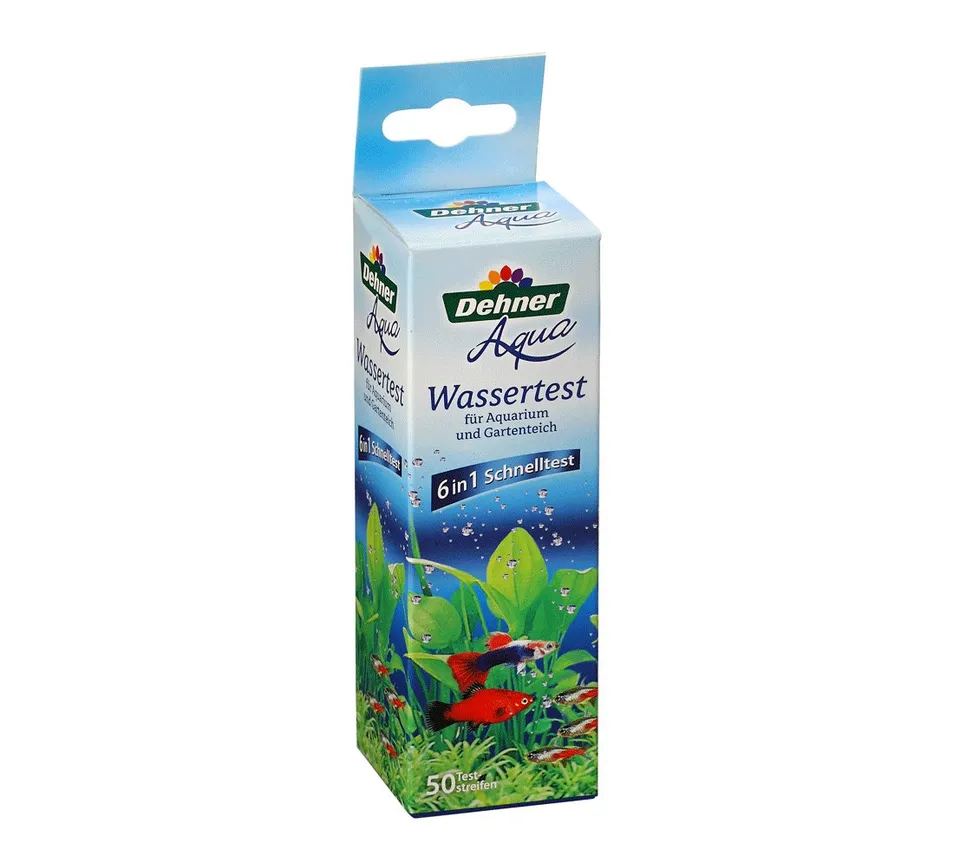 dehner-aqua-wassertest-aquarium-teich-50-teststreifen-ph-nitrit image 1