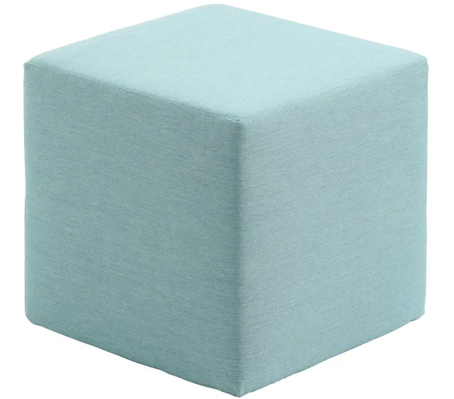 dehner-sam-gartenhocker-45x45-cm-blau-wetterfest image 1