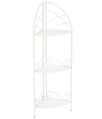 dehner-eckregal-luca-111x31x31-cm-wei-es-metallregal-3-etagen image 3