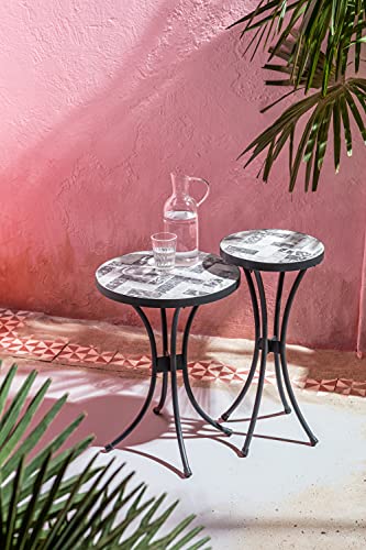 dehner-letizia-blumenhocker-mosaik-grau-wei-41-cm image 7