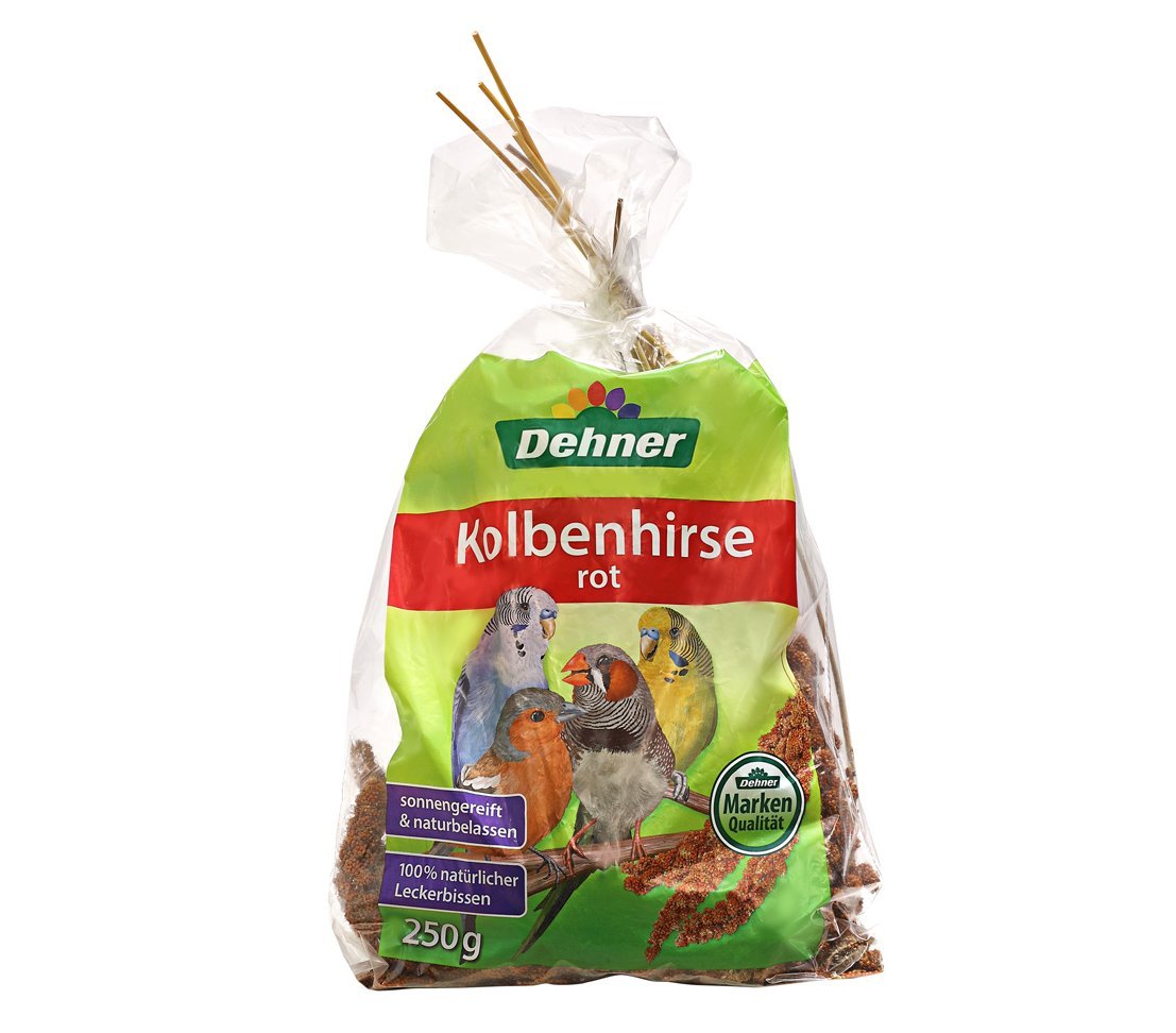 dehner-kolbenhirse-rot-vogelfuttersnack-4x250g-vitaminreich image 2