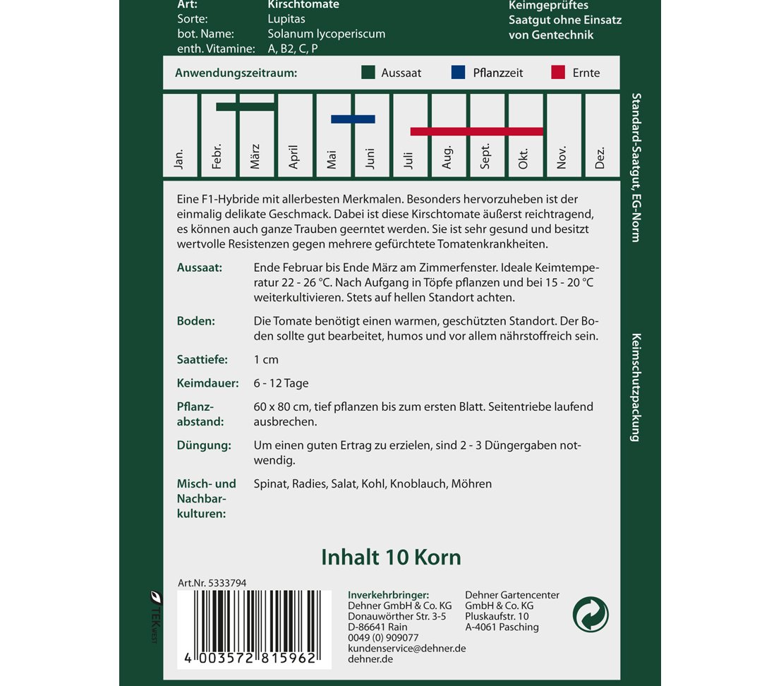dehner-kirschtomate-lupitas-gem-sesamen-5er-pack-f1-ertragreich image 2
