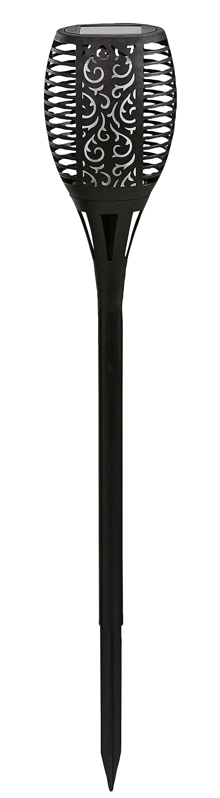 dehner-flammenfackel-jumbo-solarleuchte-75-cm-schwarz image 1