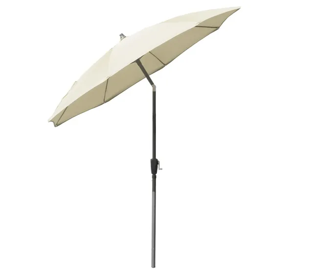 dehner-paros-sonnenschirm-2-5-m-naturfarben-rund-uv-80 image 1