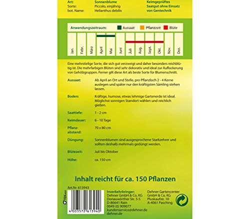 dehner-sonnenblume-piccolo-blumensamen-5x3g-einj-hrig image 4