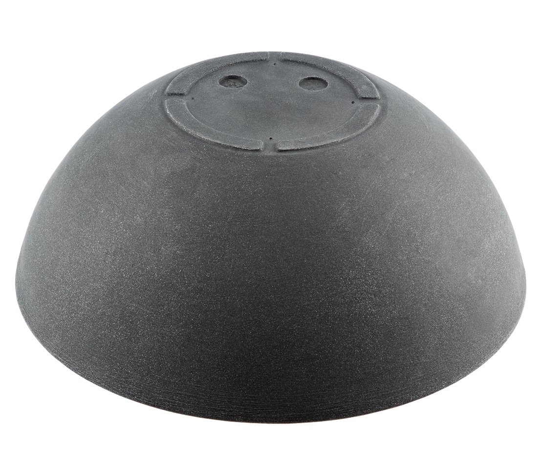 dehner-kugelschale-52-cm-pflanzschale-anthrazit-kunststoff image 2