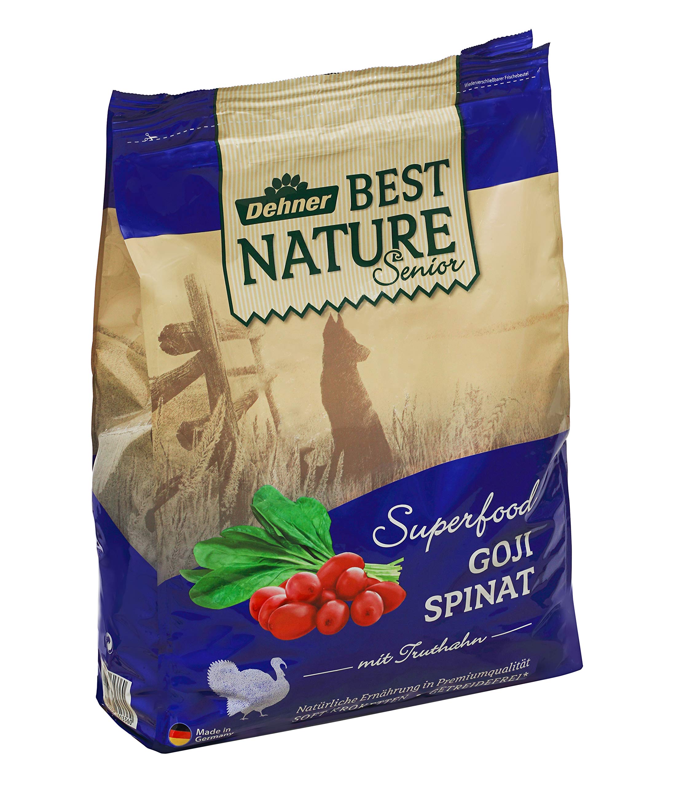 dehner-best-nature-hundetrockenfutter-senior-truthahn-4-kg image 1