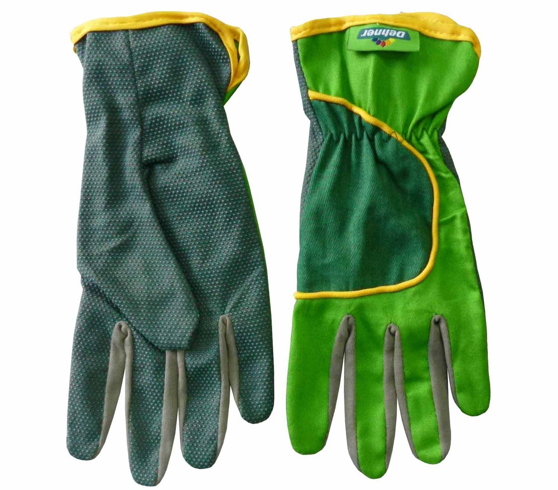 dehner-gartenhandschuh-gr-n-gr-e-8-m-atmungsaktiv image 1