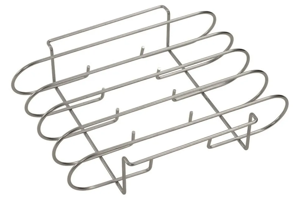 dehner-rippchenhalter-grillzubeh-r-edelstahl-silber-f-r-4-rippchen image 1