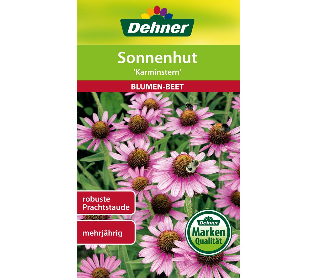 dehner-sonnenhut-karminstern-blumensamen-5x1-g-karminrot image 1