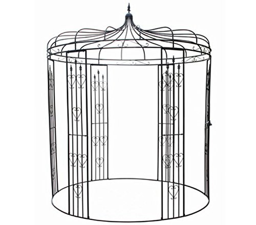dehner-pavillon-heart-rosenbogen-metall-schwarz-271-cm image 6
