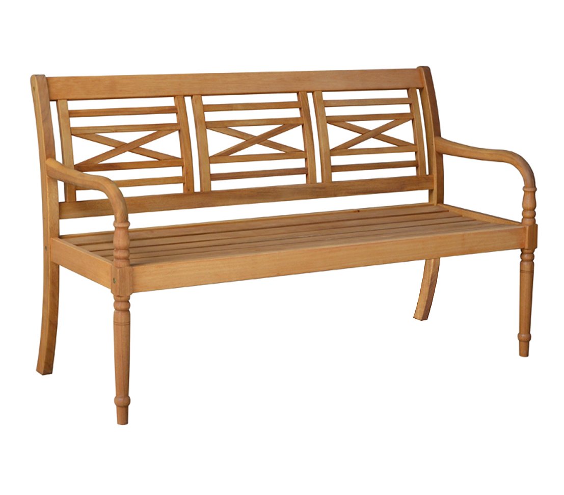 dehner-gartenbank-samoa-3-sitzer-akazie-natur-150-cm image 1