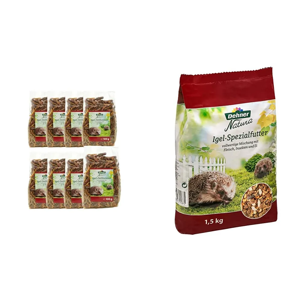 dehner-natura-igel-delikatesse-8x100g-igelfutter-1-5kg image 1