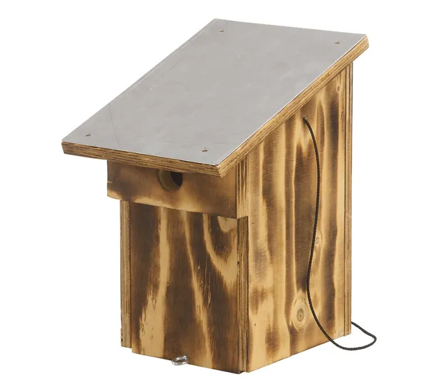 dehner-natura-nistkasten-holz-aludach-28-mm image 1