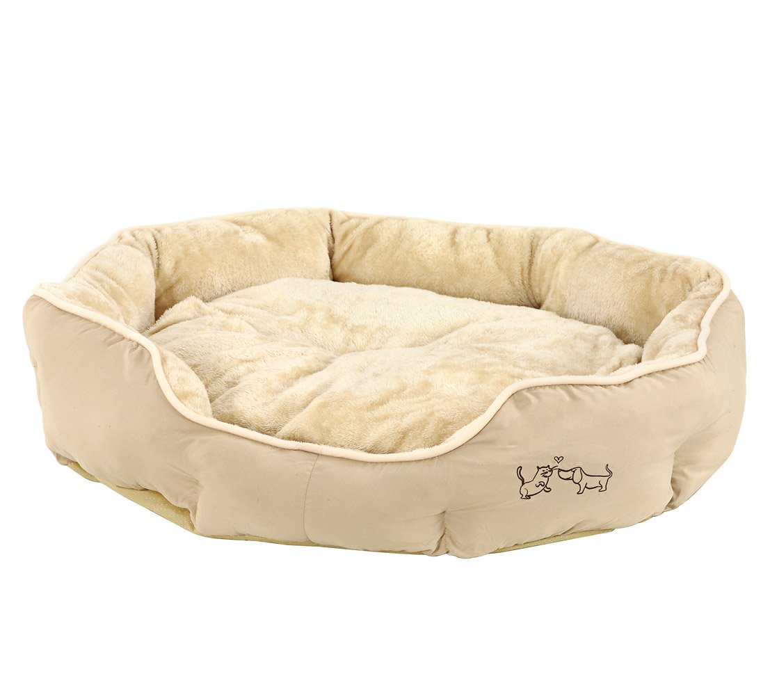 dehner-lieblinge-hundebett-sammy-oval-grau-57x52x14-cm image 6